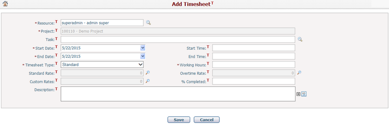 AddProjectTimesheet