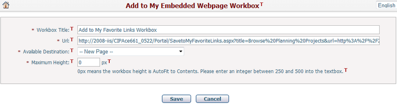 AddToMyEmbeddedWebpageWorkbox