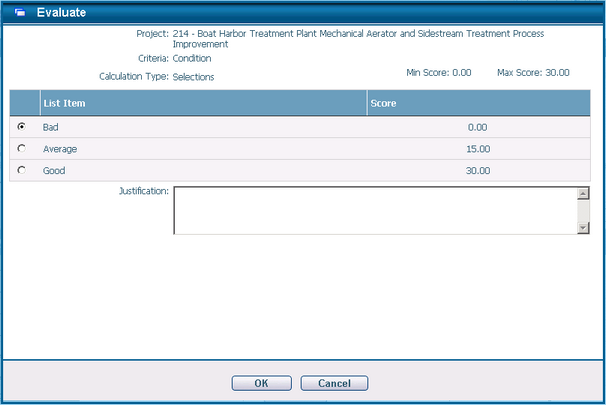 AdvancedRankingEvaluationSelection