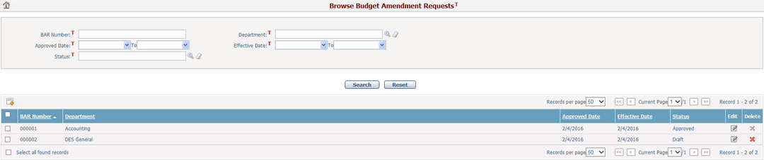 BrowseBudgetAmendmentRequest