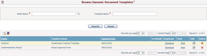 BrowseDynamicDocumentTemplates