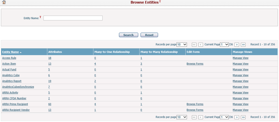 BrowseEntities