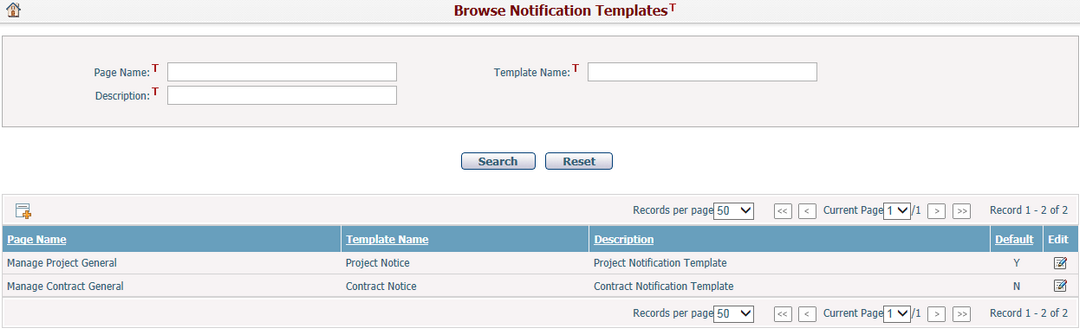 BrowseNotificationTemplates