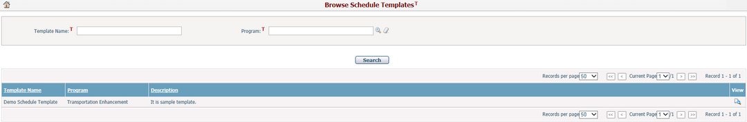 BrowseScheduleTemplates