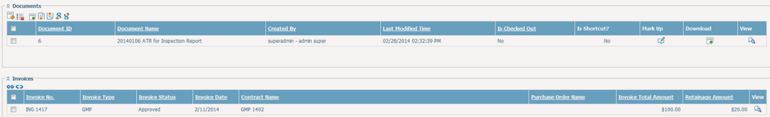 EditInspectionReport_Association Views