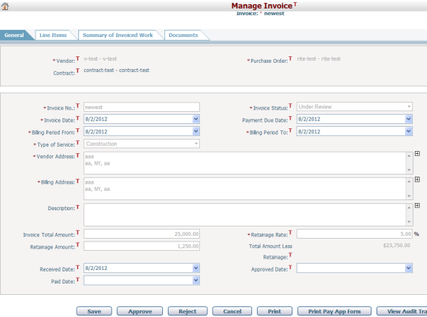manager invoice general631