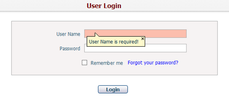 Forgot your password_not enter user name