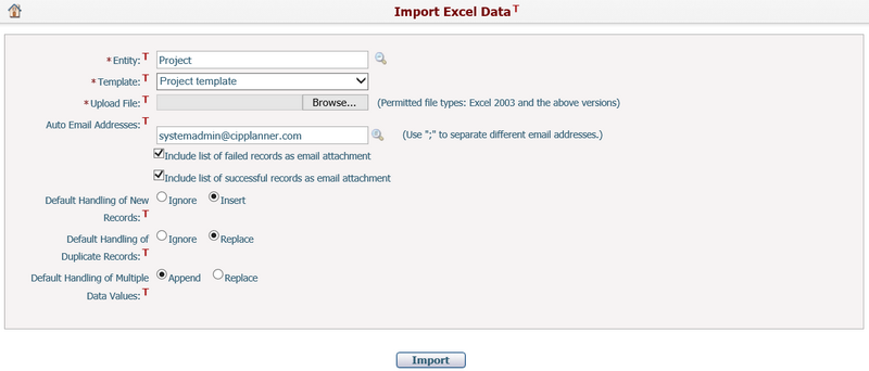 Import Excel Data