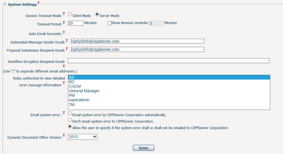 appsettings-system settings