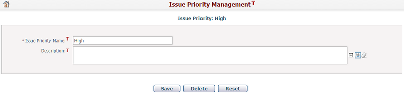 Issue Priority Management