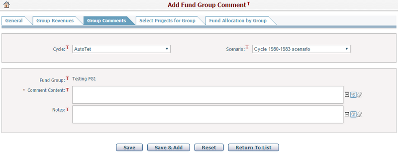 Group Comment Management