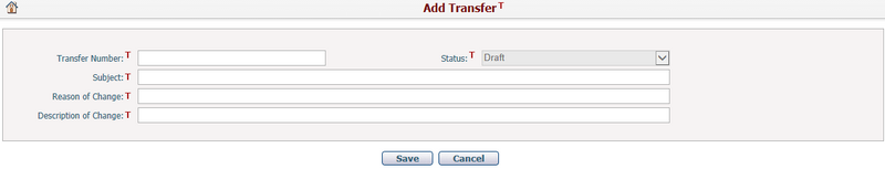 Add Transfer