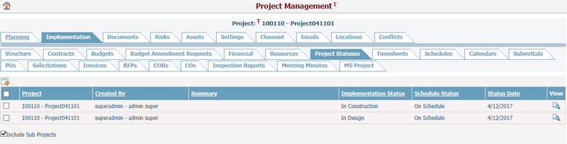 Project Management_Project Status