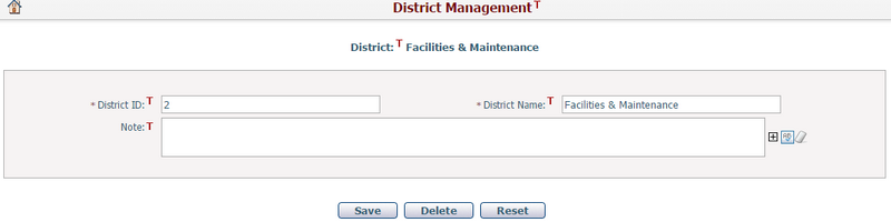 District Management