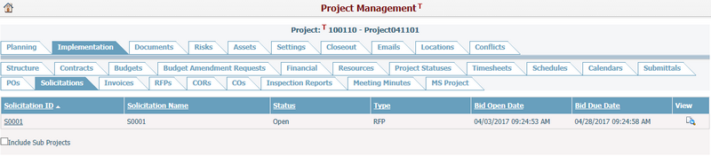 Project Management_Solicitation