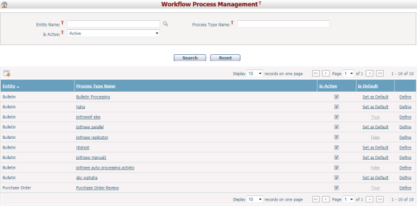 Workflow Process Management