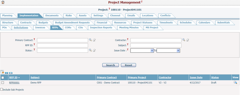 Project Management_RFPs