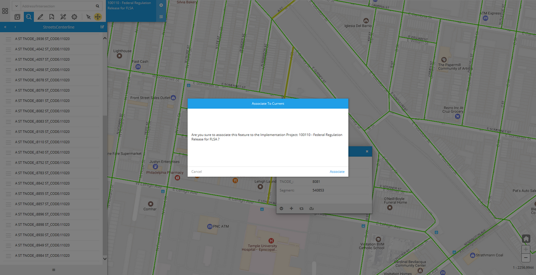 GIS Associate Feature to Typical Business Record