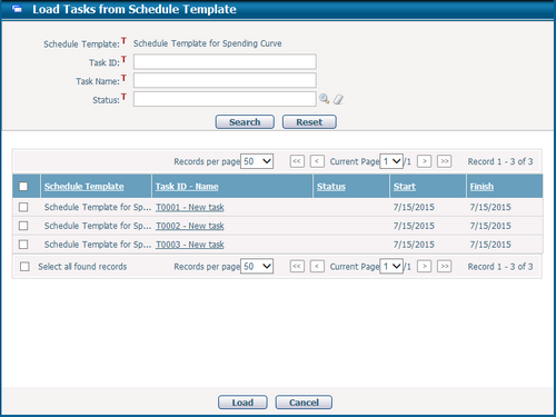 LoadTasksFromScheduleTemplate