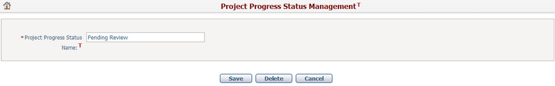 ProjectProgressStatusManagement