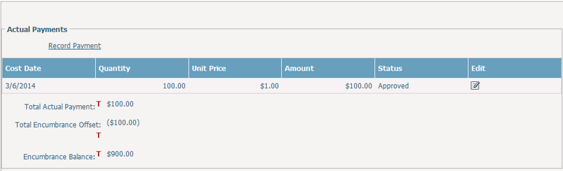 RecordPaymentforEncumbrance