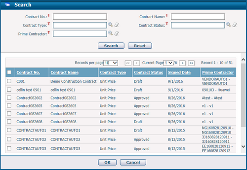 SearchContractRecord