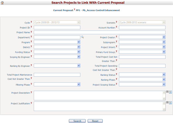 SearchProjectLinktoProposal