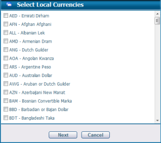 SelectLocalCurrencies